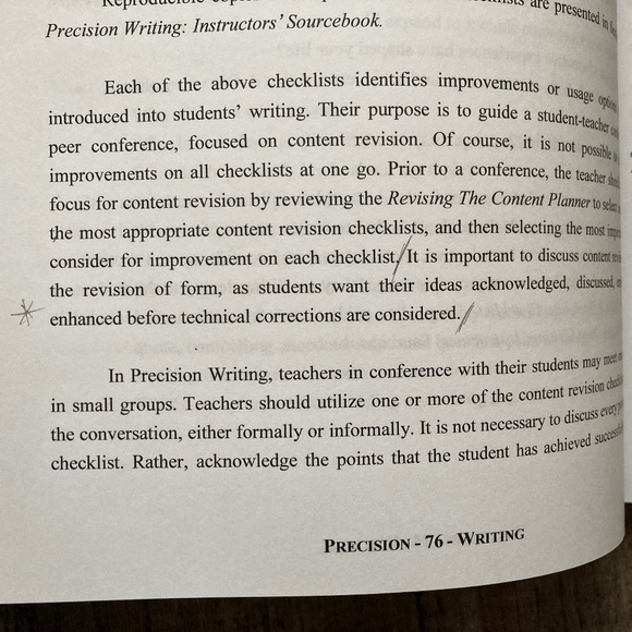 Precision Writing Set: Instructors’ Handbook and Sourcebook by R & T Freeze - Picture 2 of 2